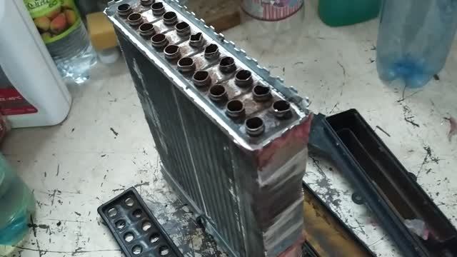 Забилась печка Нива Шевроле. Разборка смотреть онлайн