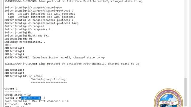 Free CCNA How to Configure Etherchannel with LACP Protocol in Urdu and Hindi смотреть онлайн