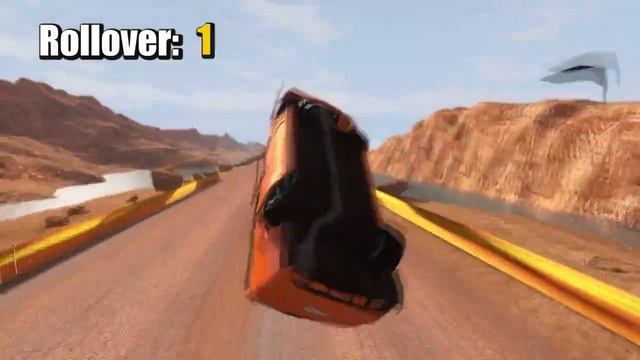 Rollovers Competition #2 (who is more) - Beamng drive смотреть онлайн