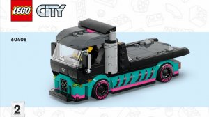 LEGO. Лего . грузовик автовоз. LEGO City 60406