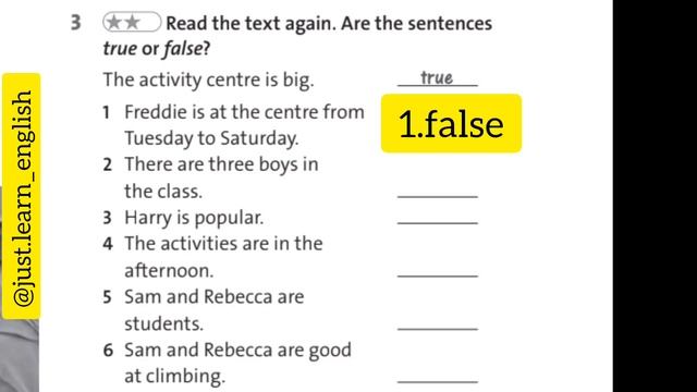 Ағылшын тілі 5-сынып Workbook Reading 14-бет English plus 5 смотреть онлайн