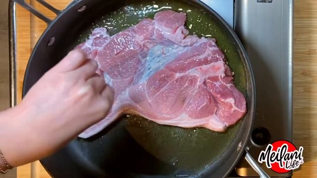 Healthy Cheat Meal - While on KETO - Braised Pork Steak with Sweet Potato and Coconut Cream смотреть онлайн