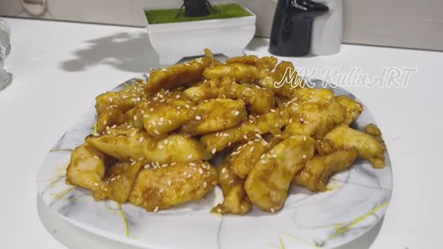 Такую КУРОЧКУ съел бы каждый. Нежная курица в кисло-сладком соусе. смотреть онлайн