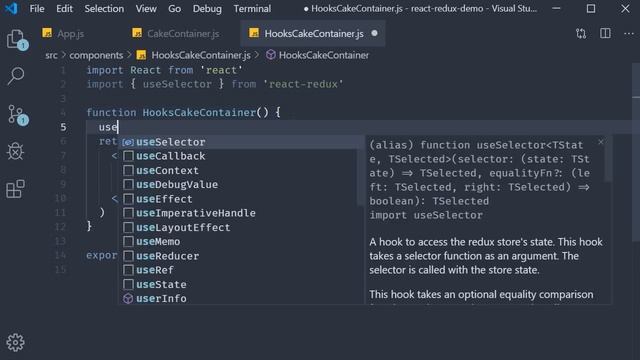 React Redux Tutorials - 20 - useSelector Hook смотреть онлайн
