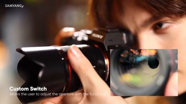 Samyang AF 75mm F1 8 FE Custom Switch смотреть онлайн