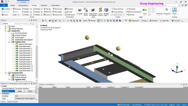 Transient Structural Analysis of Centrifugal Pump Base Frame using ANSYS смотреть онлайн