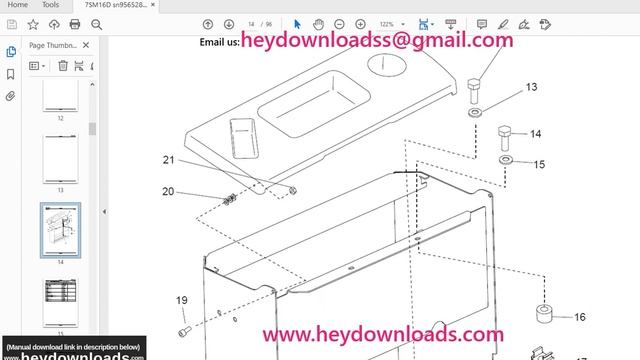 Toyota Forklift 7 SM16D Pallet Stacker Parts Catalogue Manual 956528 смотреть онлайн