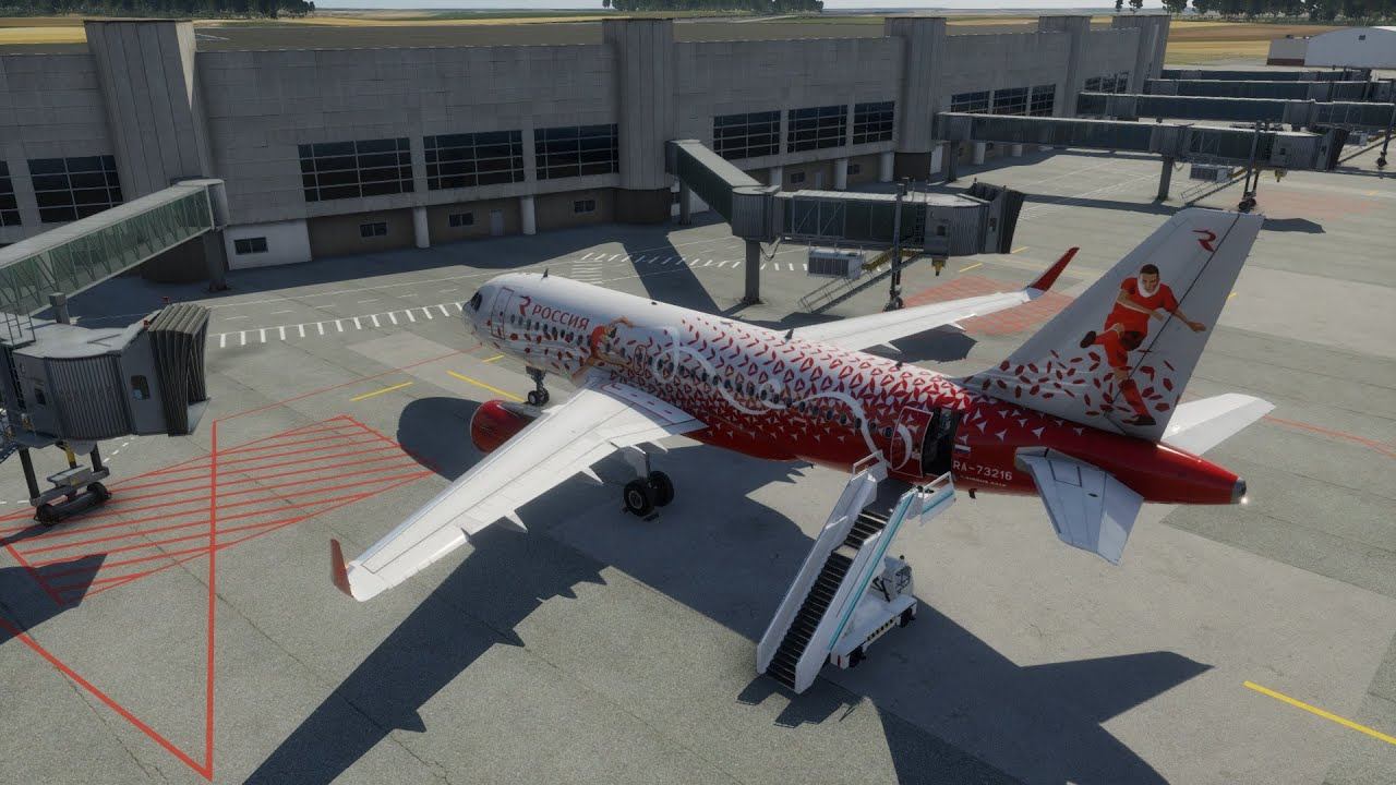 X-Plane 12 | Шереметьево (SVO) - Калининград (KGD) | ToLiss A319 смотреть онлайн