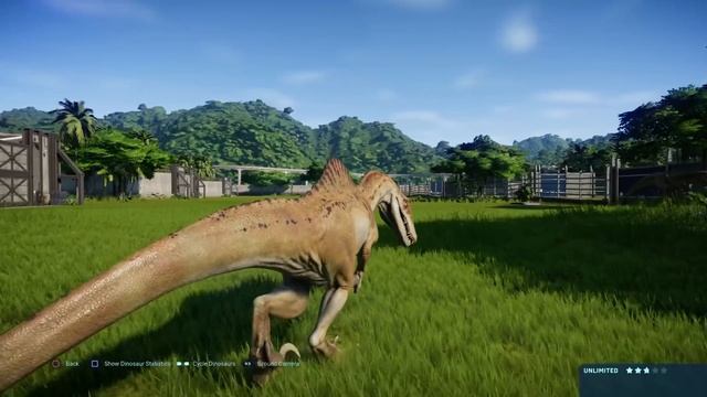 Jurassic World Evolution: Carnotaurus Vs Spinoraptor (Base Genome) (Rematch)