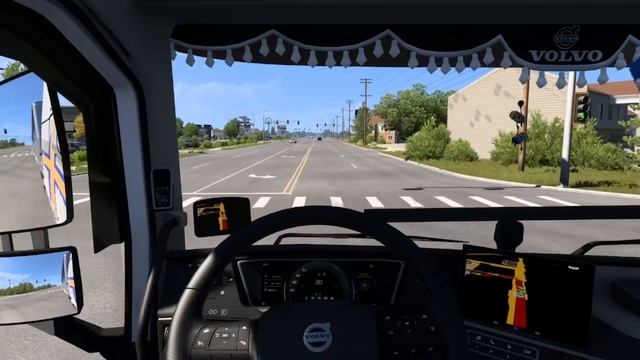 American Truck Simulator ЛОТОН(OK)-ЛОНГВЬЮ(TX) НА VOLVO FH 2020 смотреть онлайн