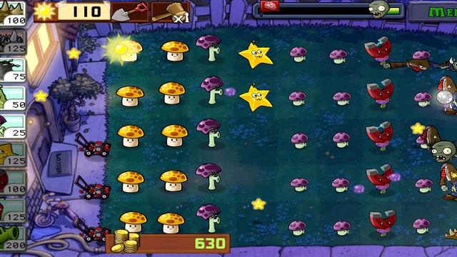 Plants vs Zombies Растения против Зомби Выживание. Ночь смотреть онлайн