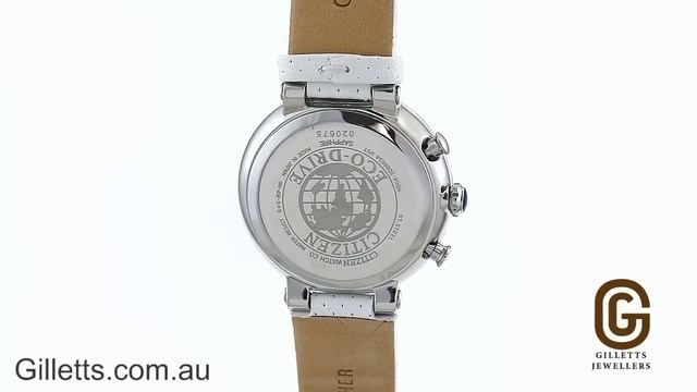 Citizen Eco-Drive Chronograph Watch - FB1200-00A смотреть онлайн