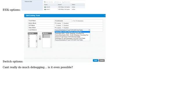 DevOps & SysAdmins: Is it possible to trunk ESXi 6.5 with HP 1820-48G? смотреть онлайн