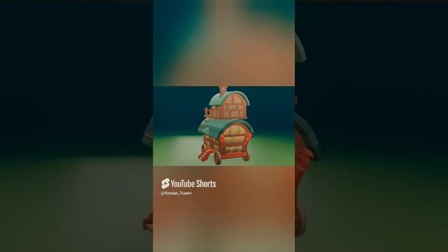 Повозка в казуальном стиле, для игры 😊 #shorts смотреть онлайн