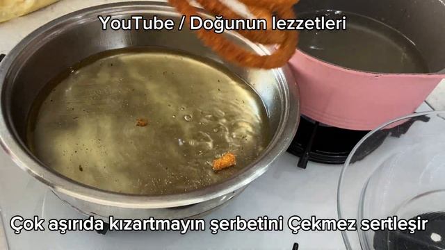 Geleneksel Sokak Tatlısı HALKA TATLISI Tarifi / Şerbetli Tatlı / Doğunun Lezzetleri
