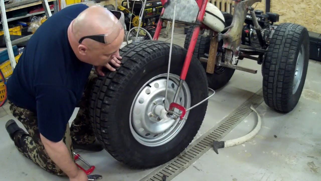 Trash-trike From Improvised Materials. Part 14. Трэш-трайк из подручных материалов. Часть 14.