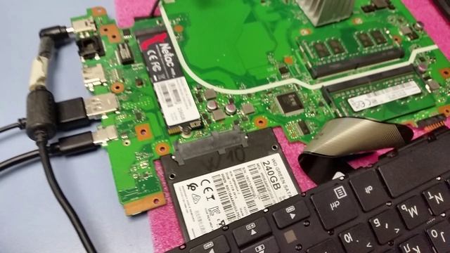 Матплата Asus X705BA заказ 18820- контрольный запуск. смотреть онлайн