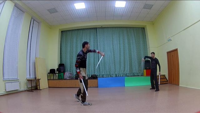 Работа с палками Часть1 смотреть онлайн