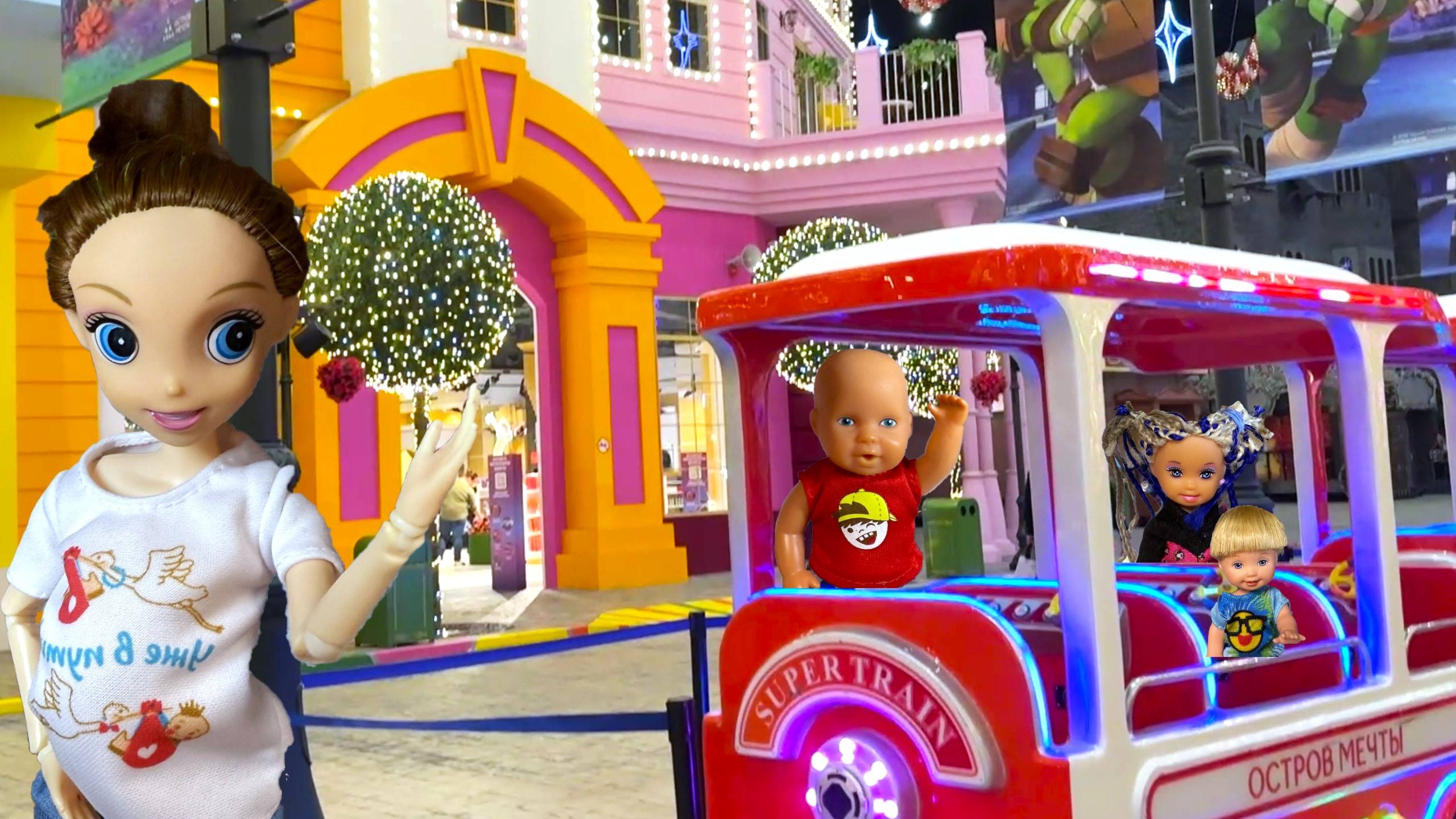 ПОПАЛИ НА ОСТРОВ МЕЧТЫ🎄😱 Катя и Макс веселая семейка! Смешные куклы Барби и ЛОЛ истории ДАРИНЕЛКА смотреть онлайн