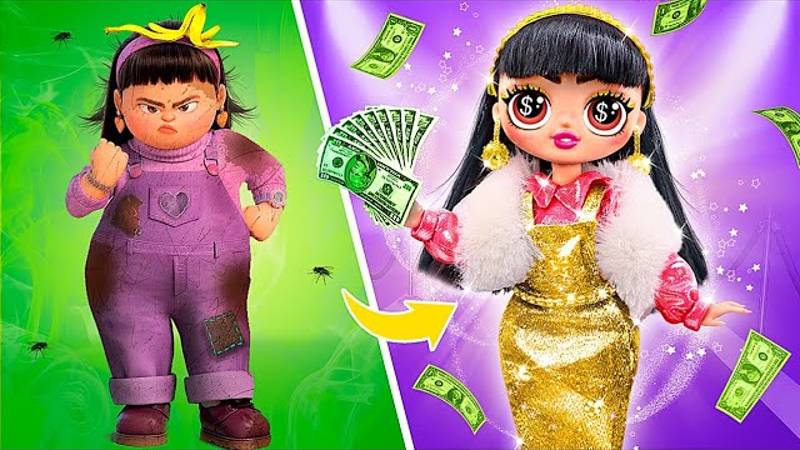 Из бедной в богатую: Эбби растёт! 31 идея для ЛОЛ ОМГ смотреть онлайн