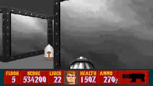 Wolfenstein 3D With Project Toten Eisen Ritter.Level 5