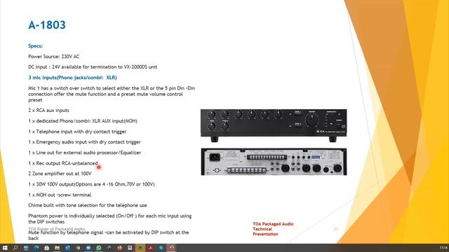 TOA General PA Webinar Part 2 - Amplifiers смотреть онлайн