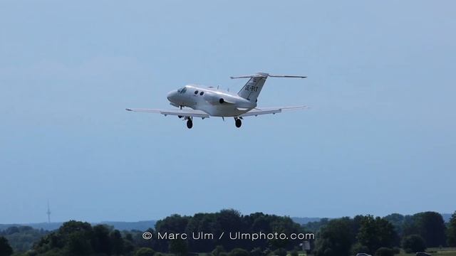 Cessna Citation Mustang Globe Air Departure Augsburg Airport смотреть онлайн