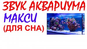 №55 Звук большого аквариума. Звуки для сна. Шум для сна. Белый шум. Черный экран. АСМР