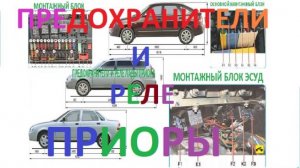 Предохранители и реле LADY PRIORY с схемами размещения и полным описанием