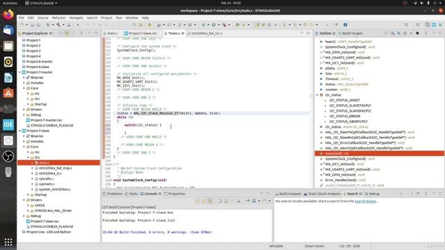 3. Programming implementation for I2C Slave смотреть онлайн