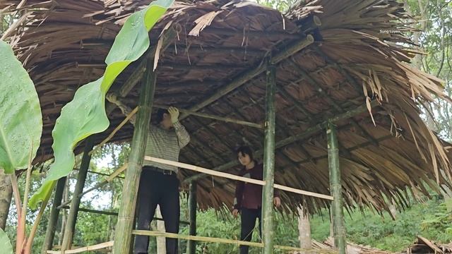 Full video: 45 Days James Helps a Single Mother Build a Dream Bamboo House in The Forest смотреть онлайн