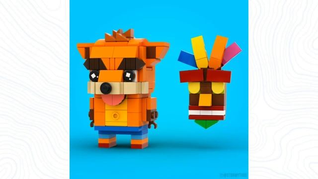 Crash Bandicoot x Lego #crash #bandicoot #crashbandicoot #lego смотреть онлайн