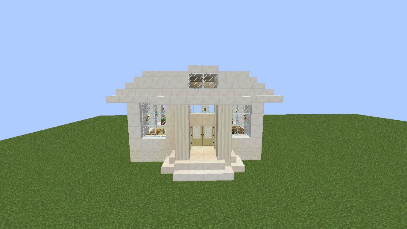 Строительство дома в греческом стиле в Майнкрафт смотреть онлайн