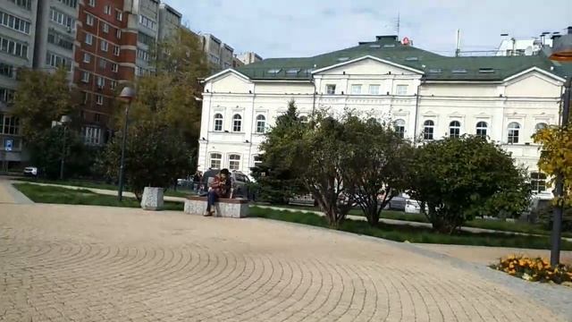 Нижний Новгород, вид снизу. Жукова сквер 2021 смотреть онлайн