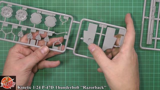 Kinetic 1/24th P 47D Thunderbolt 'Razorback' Review
