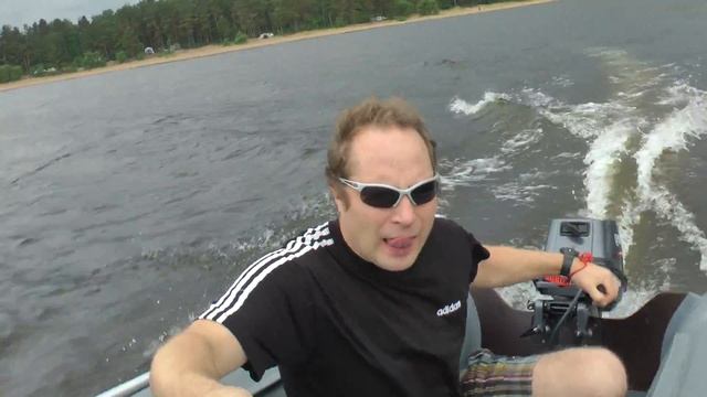 Лодочный мотор Ямаха 8, проверка после ремонта смотреть онлайн