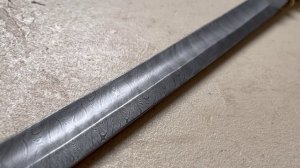 Казачья шашка: сталь дамаск; рукоять орех