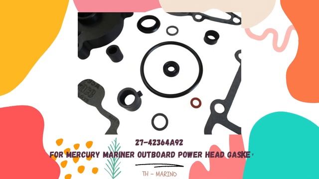 27-42364A92 For Mercury Mariner Outboard Power Head Gasket Kit смотреть онлайн