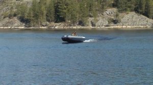 Лодка Флагман ДК 390  ИГЛА и Yamaha 3 л.с. Что может комплект?  Yamaha 3amhs Flagman DK 390i