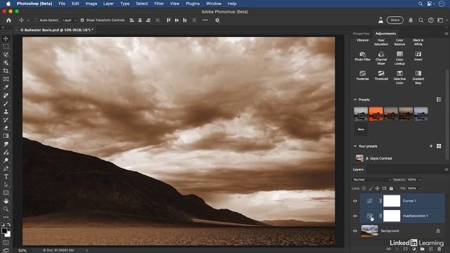 14-01 - Introducing adjustment layers смотреть онлайн