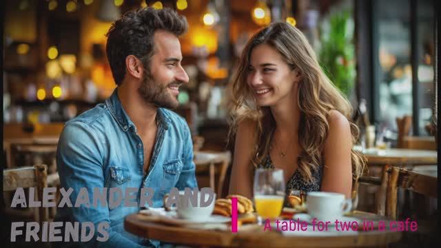 A table for two in a cafe смотреть онлайн