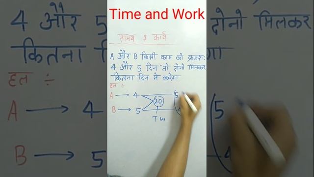 Math Magic Short Tricks//Time and Work //Competative Exam 👍✍️ смотреть онлайн