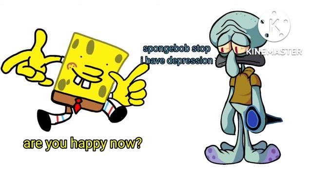 happy Memories | milk 2.0 but SpongeBob and depressed squidward sings it смотреть онлайн