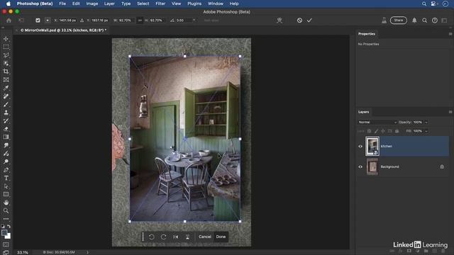 17-01 - Scaling, skewing, and rotating layers using Free Transform смотреть онлайн