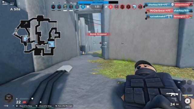 Valorant/Csgo But in Roblox смотреть онлайн