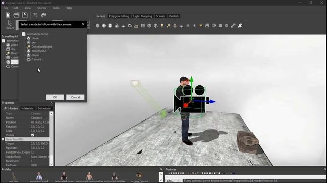 COPPERCUBE 6.5.1 | SETUP A THIRD PERSON CHARACTER FULL TUTORIAL. смотреть онлайн