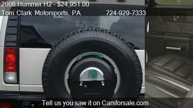 2006 Hummer H2 SUV - for sale in Belle Vernon, PA 15012 смотреть онлайн