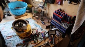 Редуктор лебедки ремонт 1 часть.