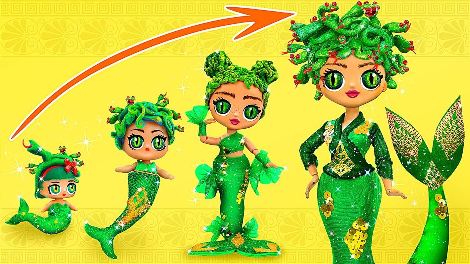 Медуза Горгона растёт в подводном мире - 31 идея для ЛОЛ смотреть онлайн