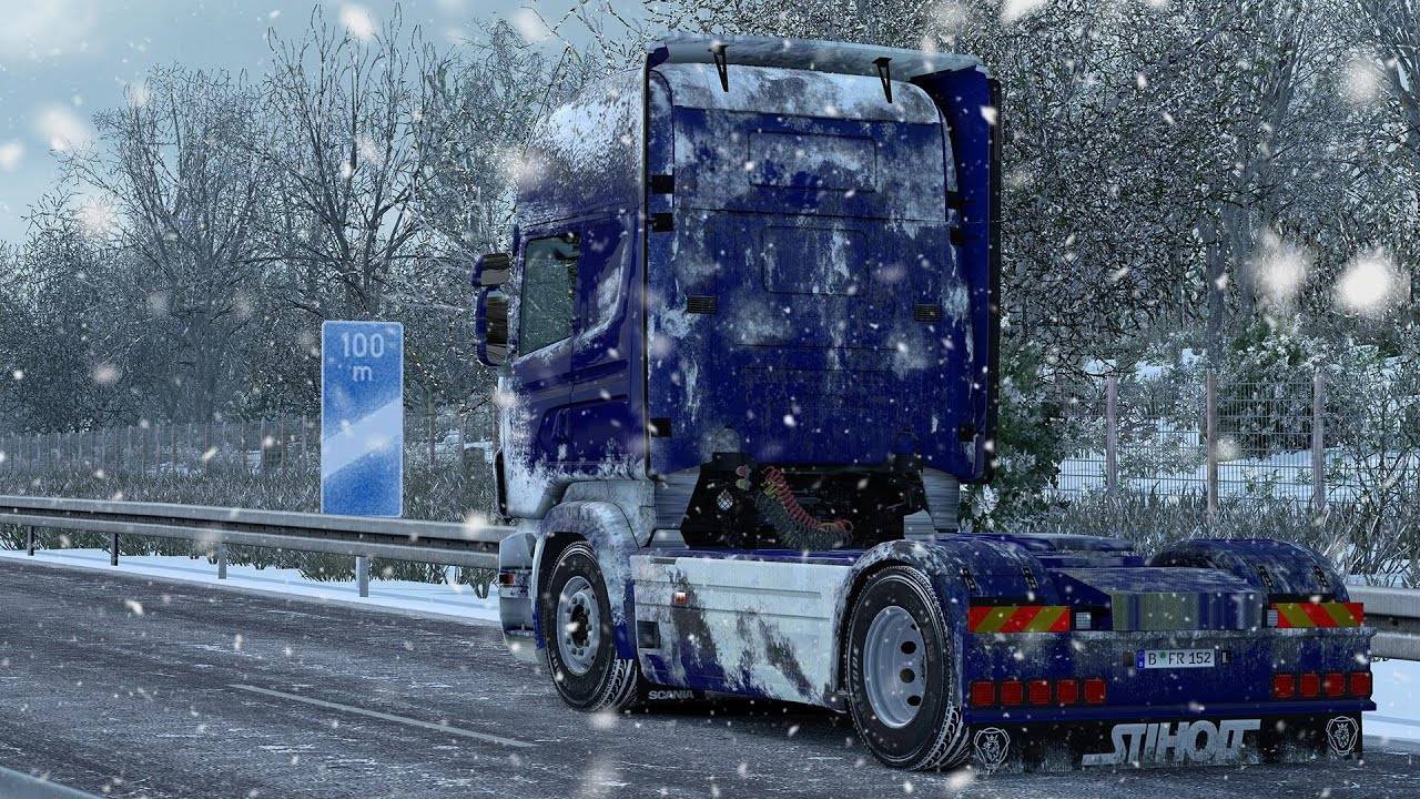 🅢🅣🅡🅔🅐🅜 🅛🅘🅥🅔►Euro Truck Simulator 2 #153 ПО СБОРКЕ RUS MAP & SR С ЗИМНИМ МОДОМ смотреть онлайн